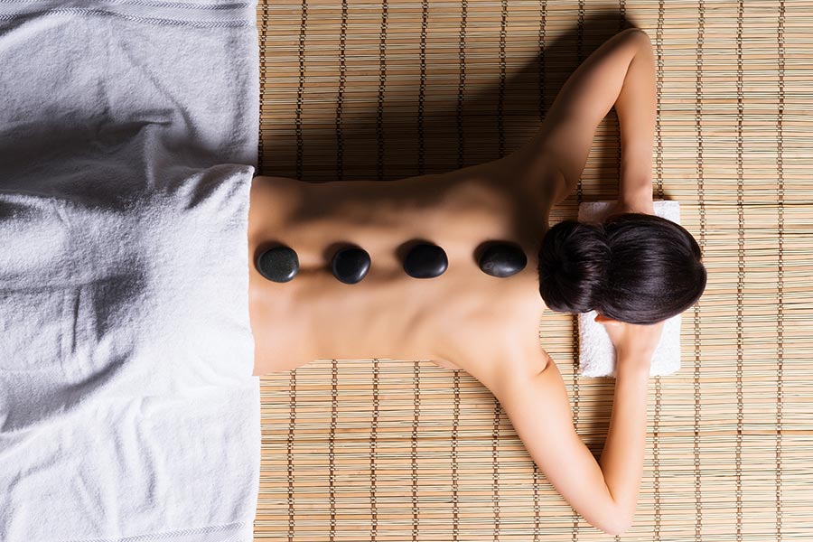 Hot stone massage at home in Sydney